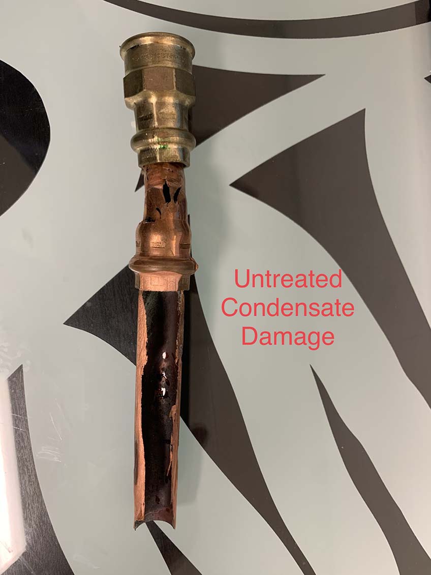 Untreated Condensate Water