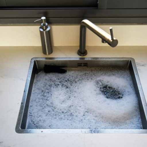 Clogged kitchen sink Stamford, CT