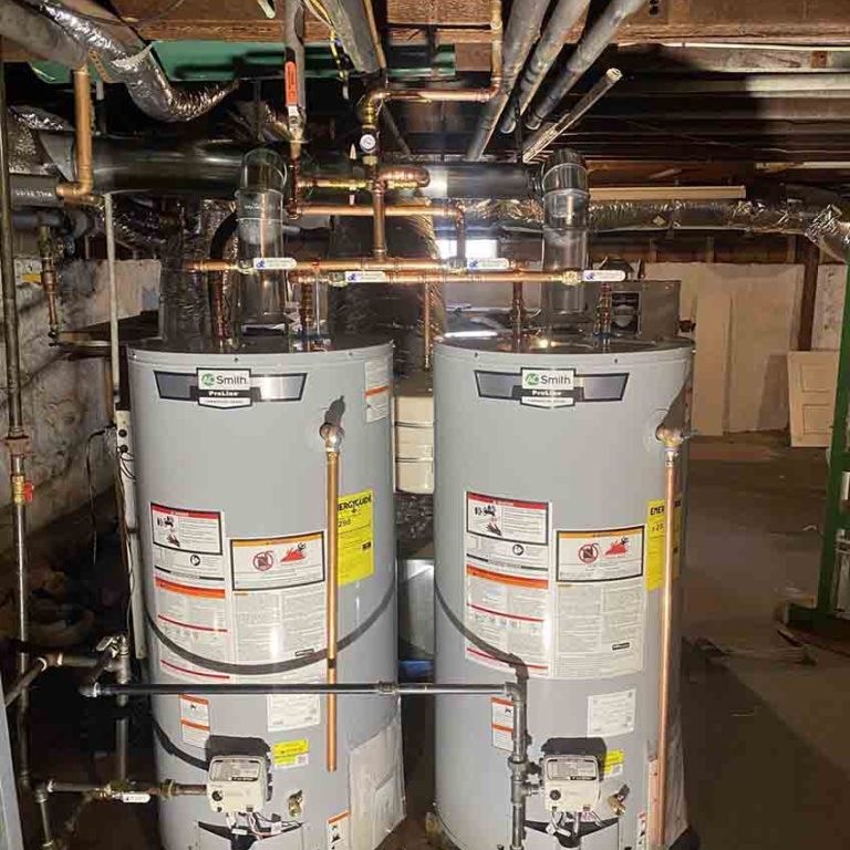 Twin Gas Water Heater Installation