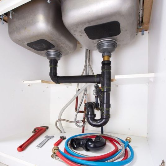 plumber tools, sink, kitchen